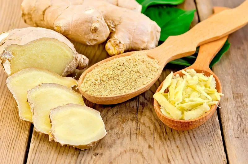 información nutricional del jengibre